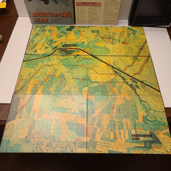 Richthofen's War Avalon Hill 1972 Bookcase Game WWII - Picture 6 of 10